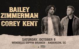 Bailey Zimmerman + Corey Kent in Anderson, SC - SOLD OUT