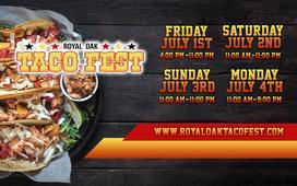 The Royal Oak Taco Fest 2022
