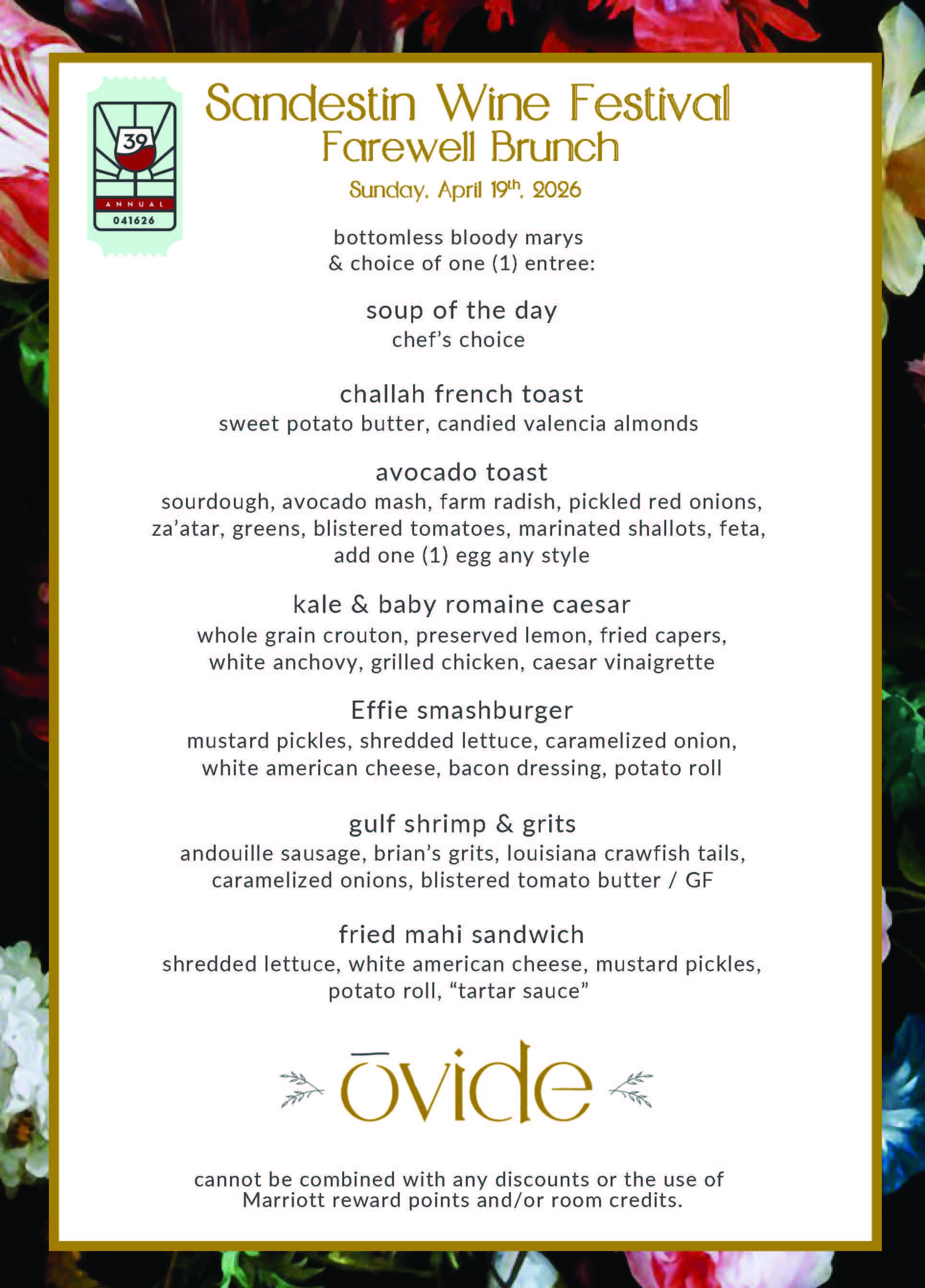 sandestin wine festival brunch menu v2